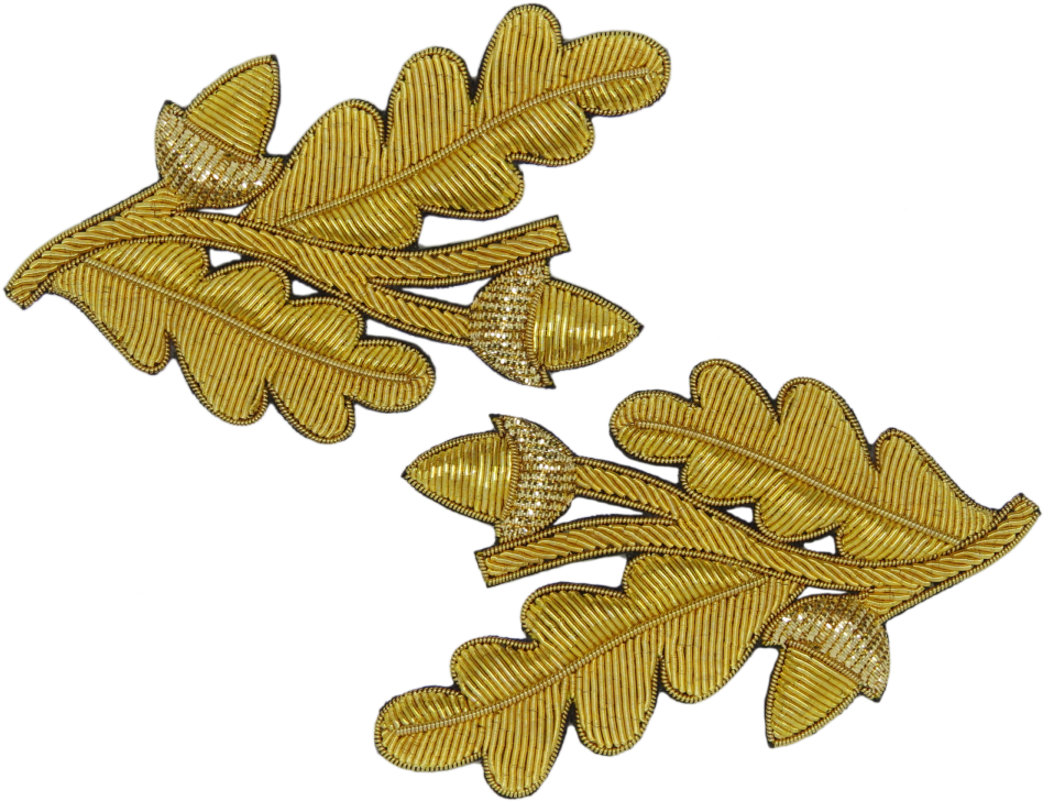 Repeat Pattern Oak Leaf With Large Acorn Gold - Oak (1200x799), Png Download