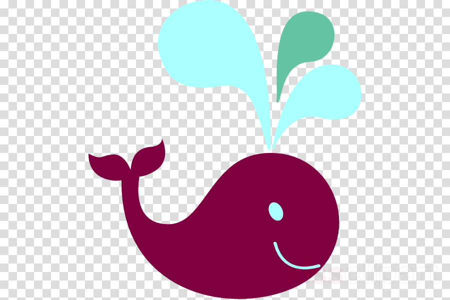 Cute Whale Silhouette Clipart Cetacea Killer Whale - Transparent Background Chat Icon (900x600), Png Download