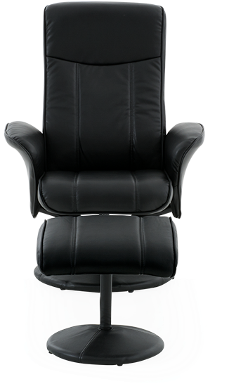 Image For Swivel Recliner With Ottoman - Economax (519x804), Png Download