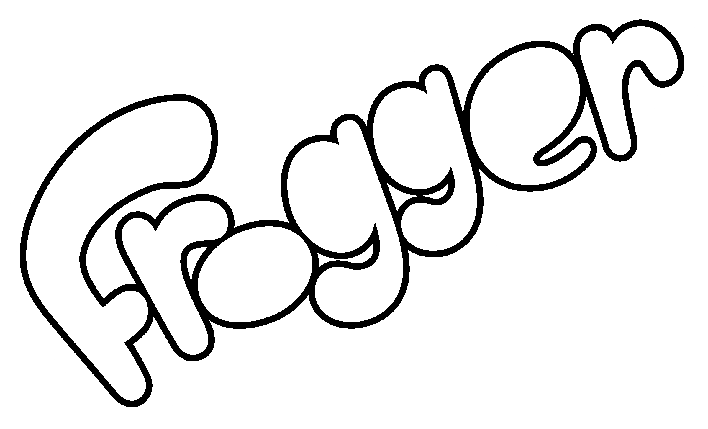 Frogger Logo Black And White - Frogger Logo (2400x1454), Png Download