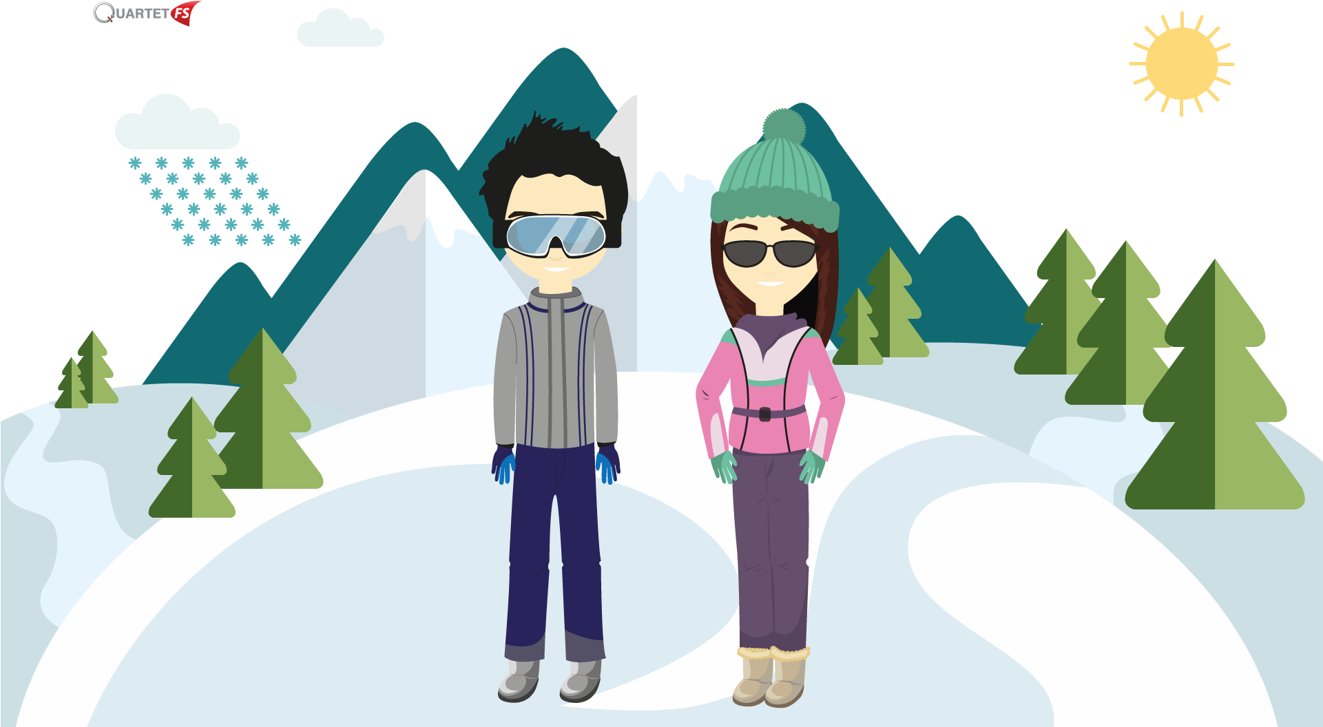 Ski Goggles - Illustration (1920x1080), Png Download
