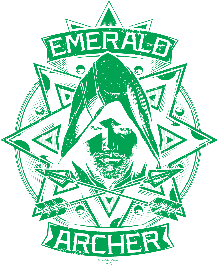 Arrow Archer Illustration Men's Regular Fit T-shirt - Emblem (900x1152), Png Download