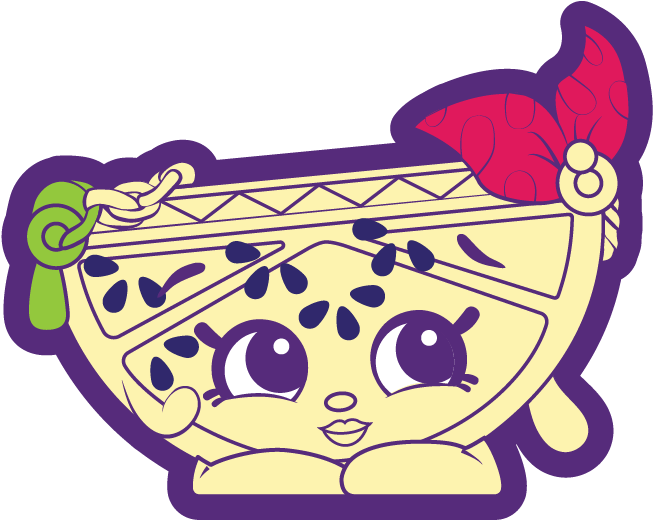 Shopkins Season 9 Glazed Fruit Tribe Team Zippy Lime - Shopkins Zippy Lime Bag (834x834), Png Download