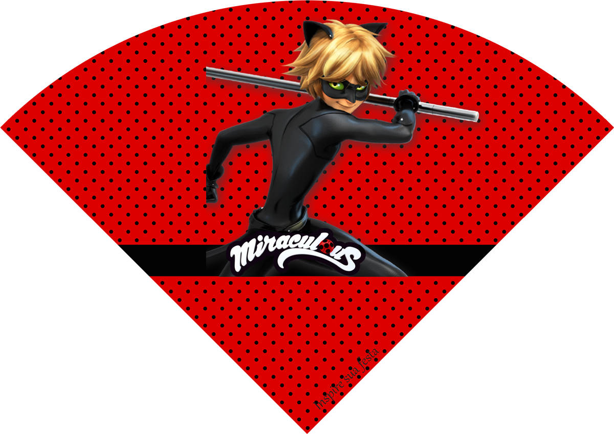 Ladybug Kit Digital Gratuito Inspire Sua Festa - Cone Miraculous Png (1200x849), Png Download