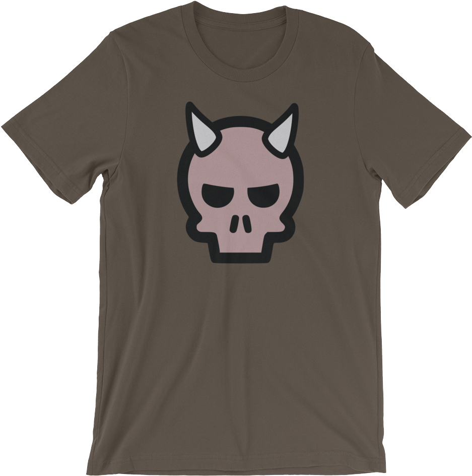"demon Skull" Short Sleeve Unisex T Shirt - Phish Bakers Dozen Tshirt Donut- Not Tickets Ptbm York (1000x1000), Png Download