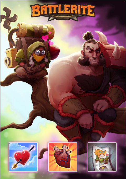 Battlerite On Twitter - Cartoon (1200x675), Png Download