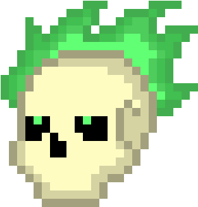 Demon Skull - Cartoon (1200x1200), Png Download