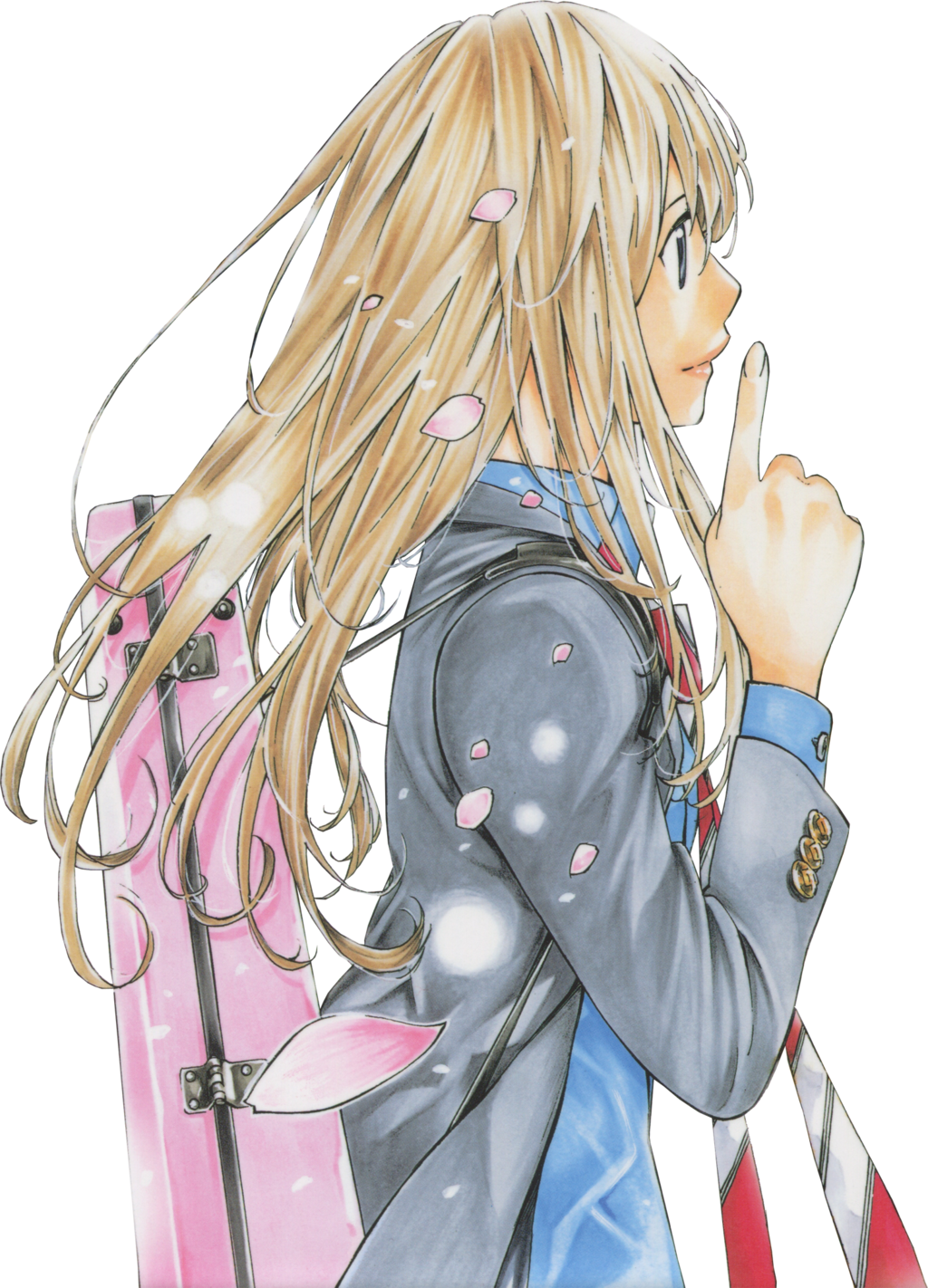 Add Art Id - Shigatsu Wa Kimi No Uso Manga Art (1024x1422), Png Download