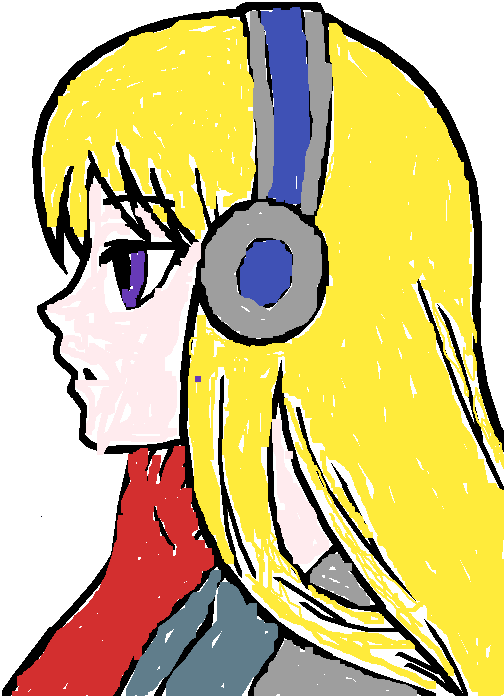 Kaori Miyazono - Anime Girl Wolves Drawings Easy (1008x1392), Png Download