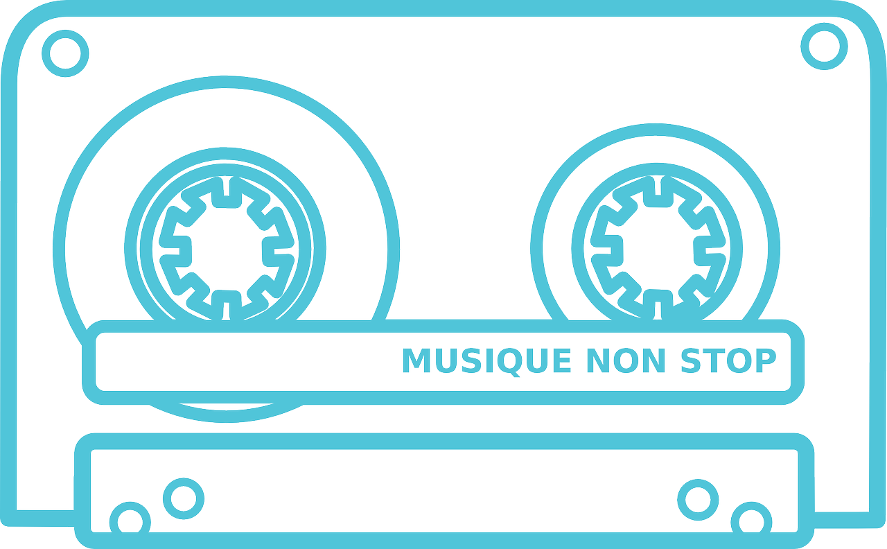 Magnetic Audio Tape - Cassette Tape Clip Art (1280x792), Png Download
