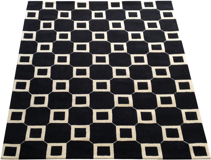 Husky Black White Blocks (900x689), Png Download