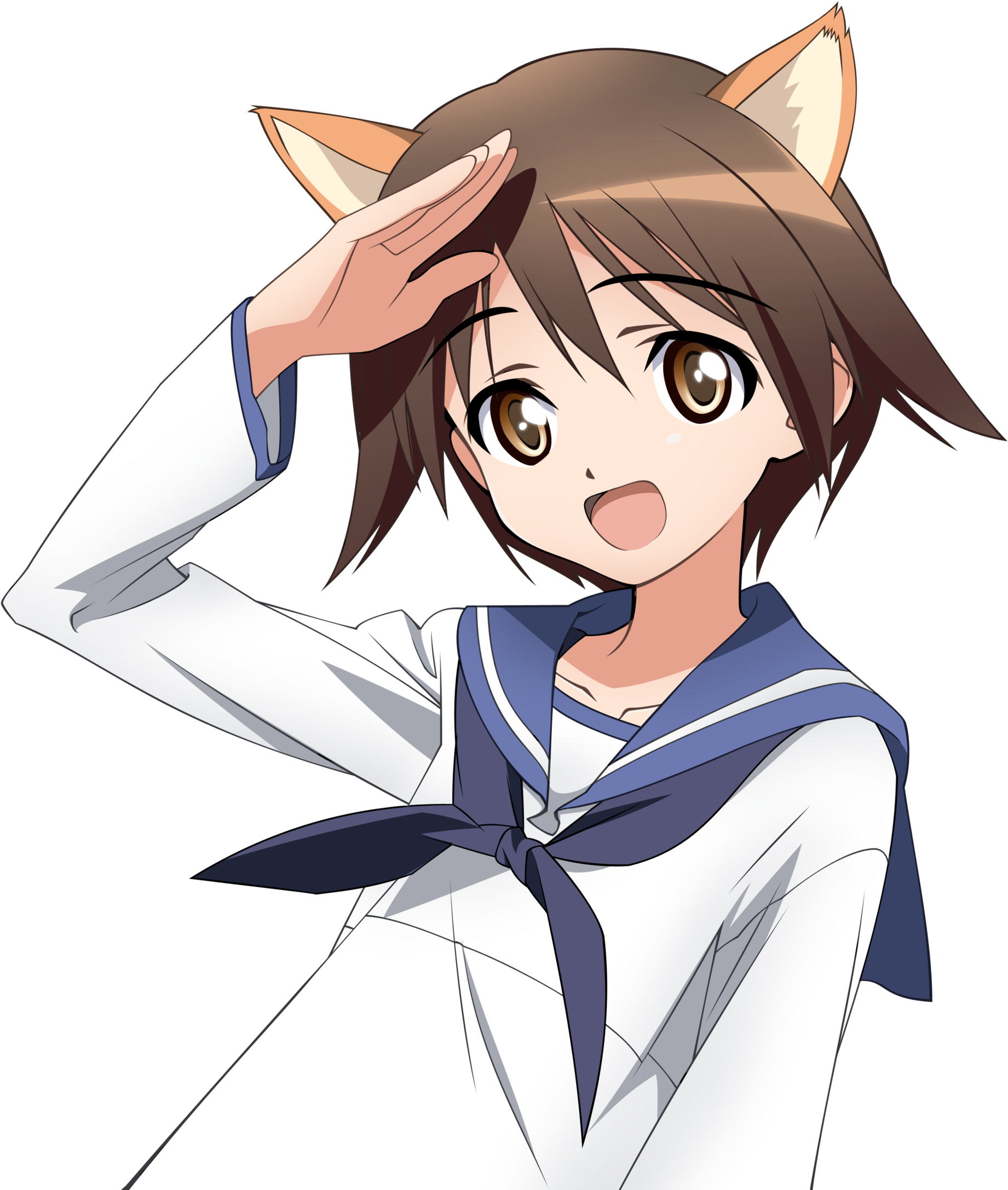 Animé Aléatoire Characters Through Time Who Do Toi - Miyafuji Yoshika Strike Witches (2000x2182), Png Download