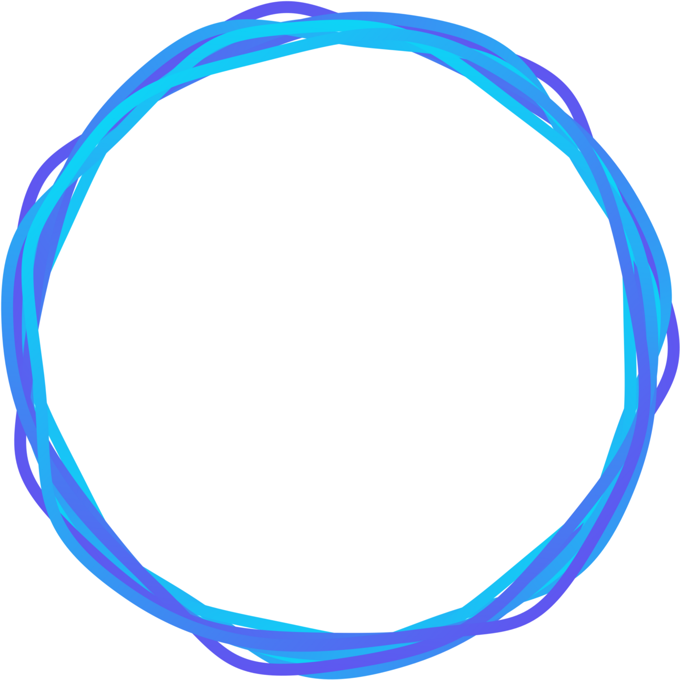 This Element Was Achieved By Drawing A Roughened Circle (2000x1545), Png Download