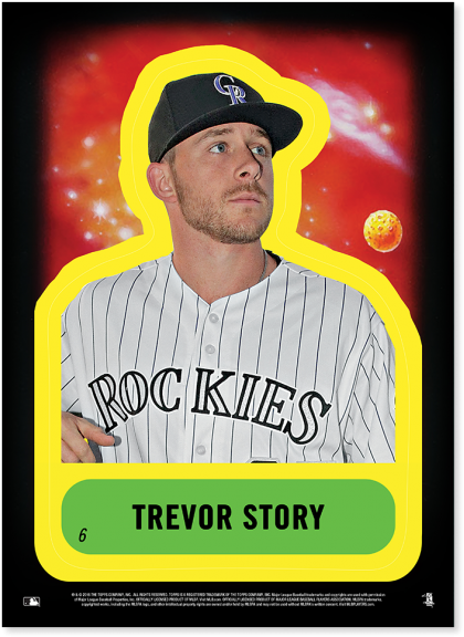 Topps Triple Threads On Twitter - Colorado Rockies (595x595), Png Download