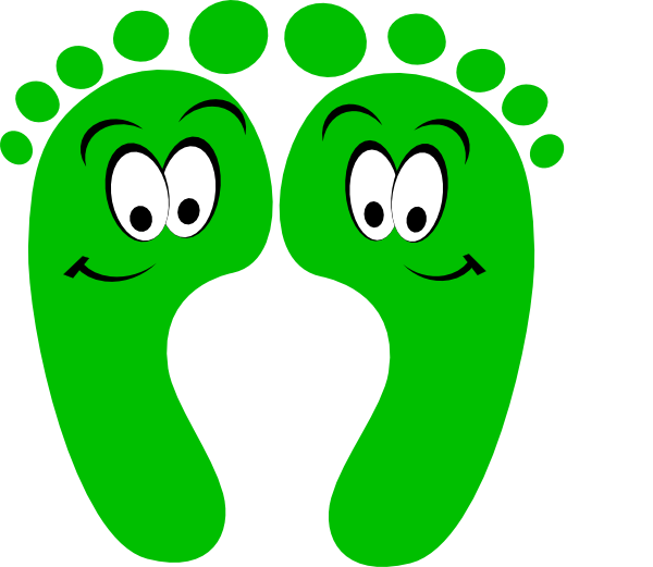 Cartoon Feet - Happy Feet Clipart (600x521), Png Download