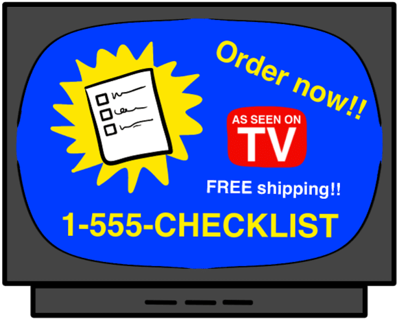 An Automatic Interactive Pre-commit Checklist, In The - Seen On Tv (1000x500), Png Download
