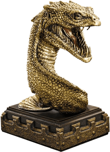 1 Of - Harry Potter And The Chamber Of Secrets Basilik Bookend (600x600), Png Download
