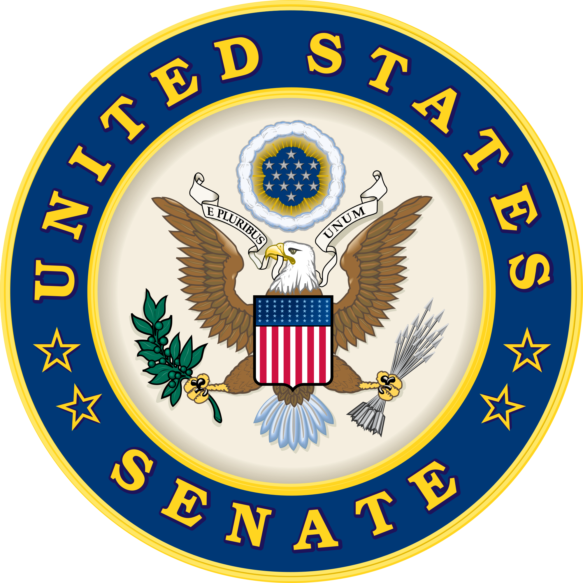 Us Senate Seal (2000x2000), Png Download