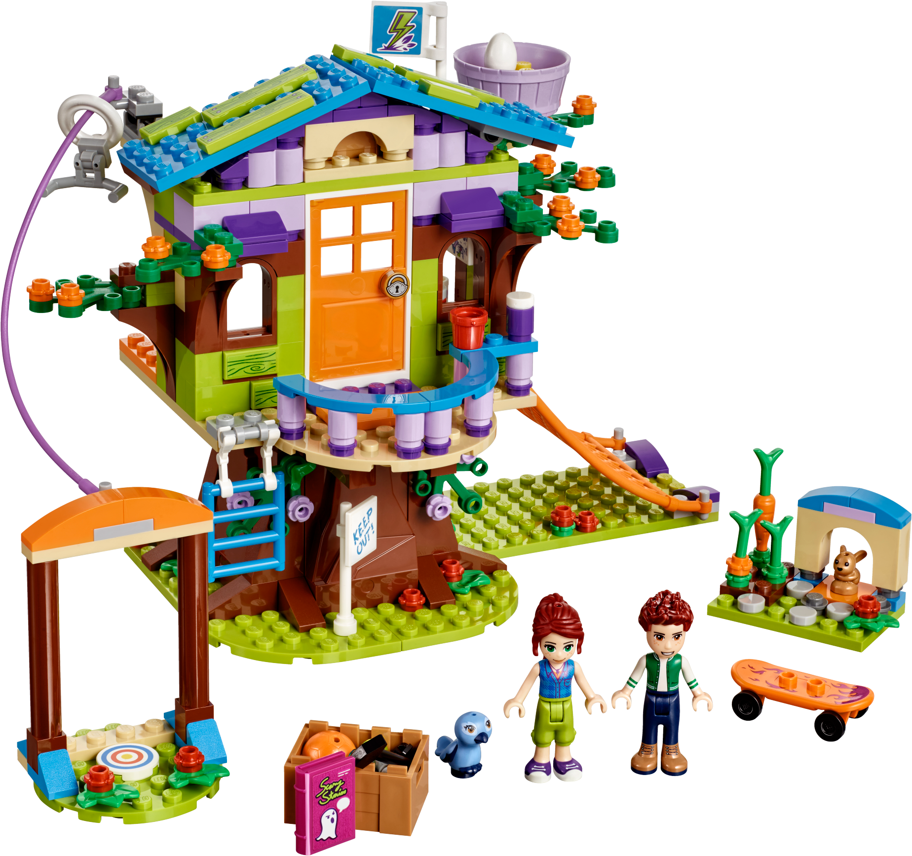 41335 Lego® Friends Mia's Tree House - Lego Friends Mia's Tree House (2400x1800), Png Download