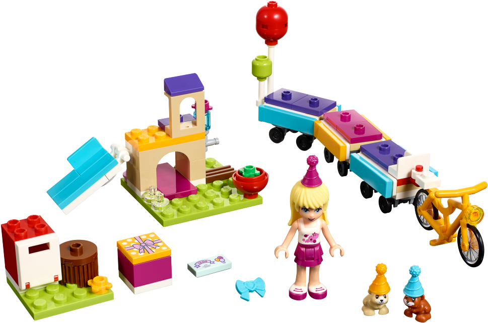 Friends Party Train (41111) (1000x749), Png Download