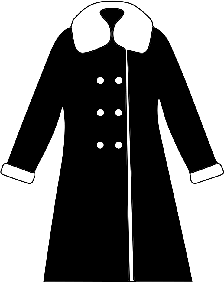 Winter Coat - Coat (1000x1000), Png Download