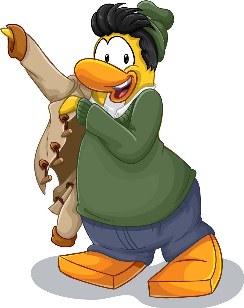 Penguin Style Dec 2013 1 - Club Penguin Winter Penguin (830x1010), Png Download