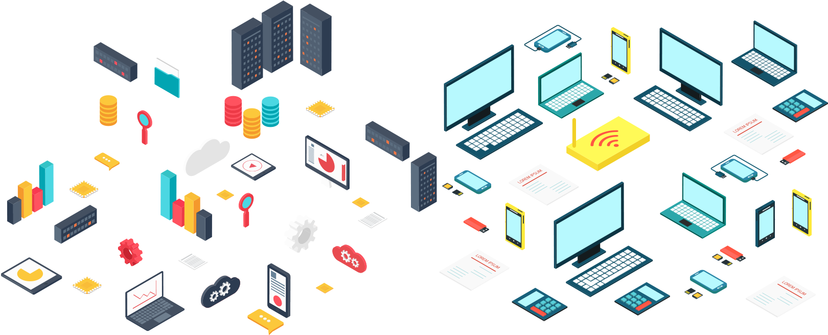 Built To Store Terabytes Of Data On Locally Attached - Seguridad De Infraestructura De Red (2174x673), Png Download