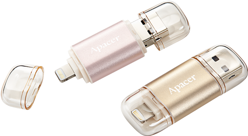 Ah190 Lightning Dual Flash Drive (960x500), Png Download