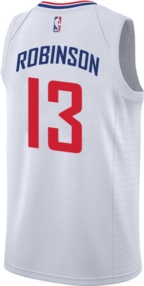 La Clippers Jerome Robinson Association Swingman Jersey - Jerome Robinson (500x667), Png Download