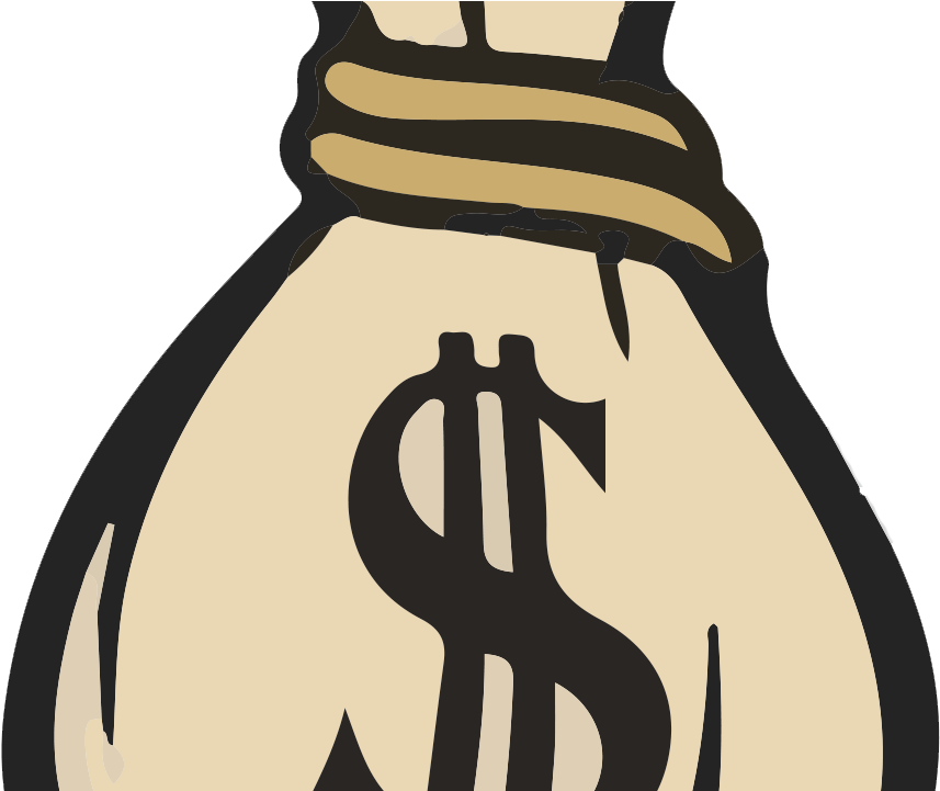 Dollar Sign X Carwad Net - Drawing Of A Bag Of Money (1280x720), Png Download