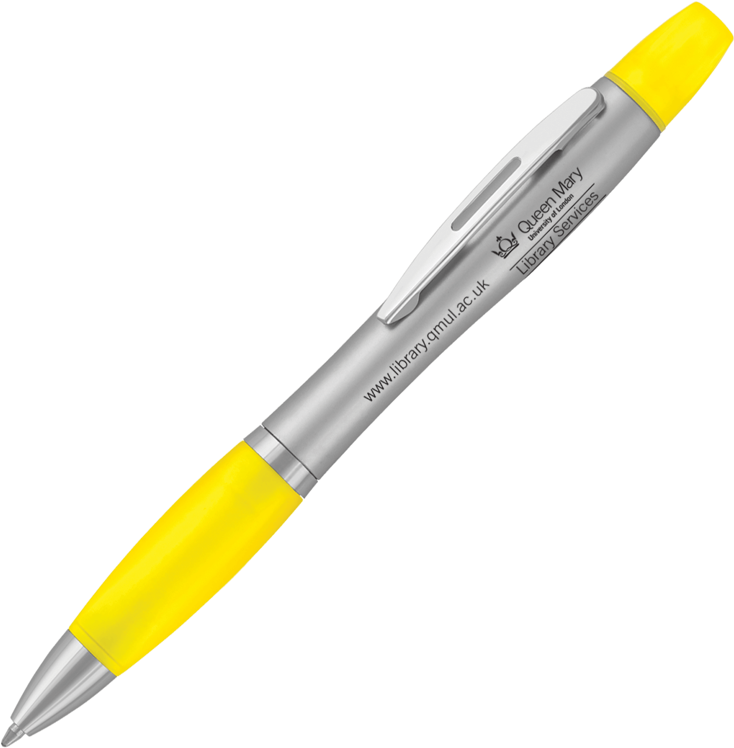 Curvy Duo Pen - Yellow Logo Contour Max Ballpen (1500x1500), Png Download