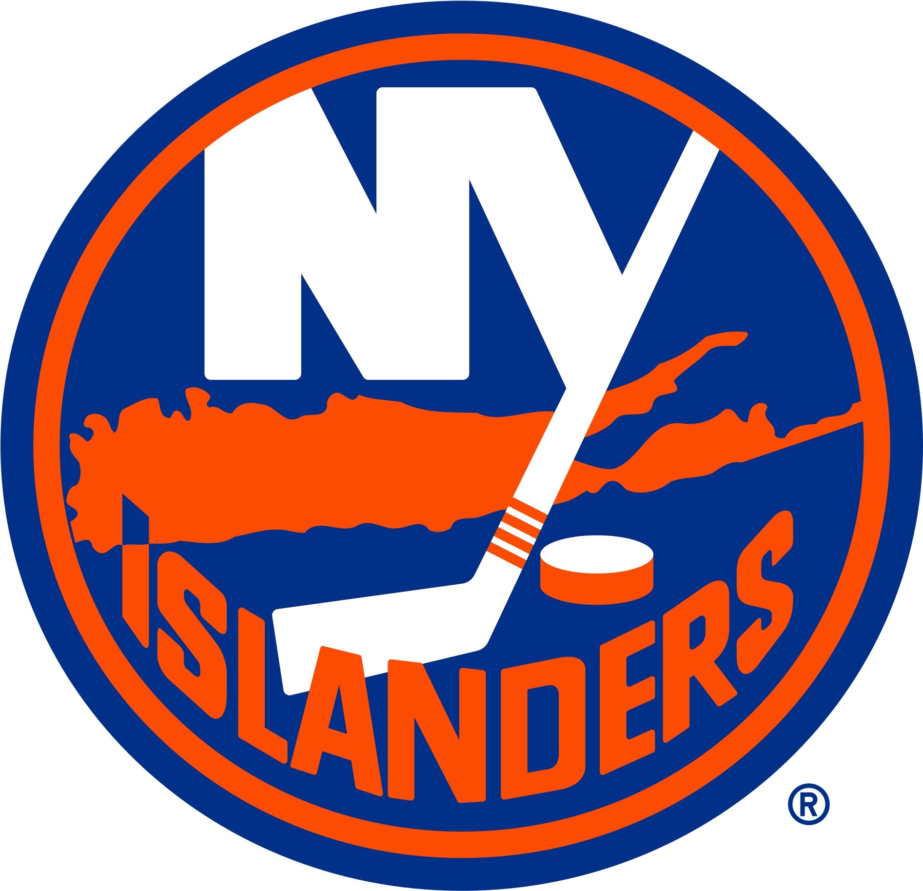 New York Islanders Logo Png Transparent - Team Logo New York Islanders (2200x2200), Png Download
