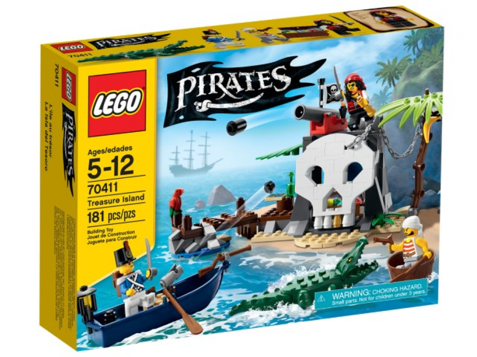 Lego Pirates 70411 Treasure Island (980x980), Png Download