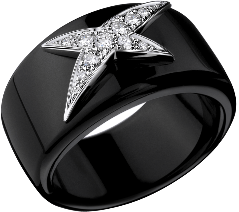 Bague "etoile Du Démon\ - Bague Ceramique Mauboussin (1200x1200), Png Download