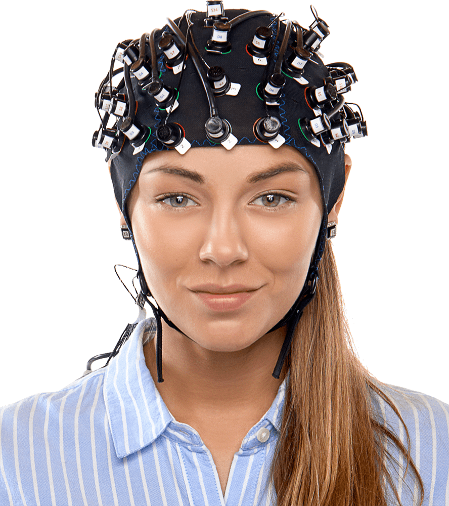 Front - Woman Smiling - Cropped - Headpiece (888x1000), Png Download