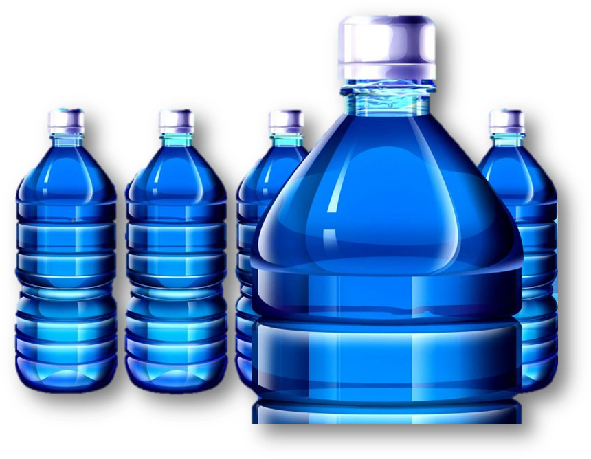 Cubierta De Agua Diseño - Bottled Water (881x687), Png Download