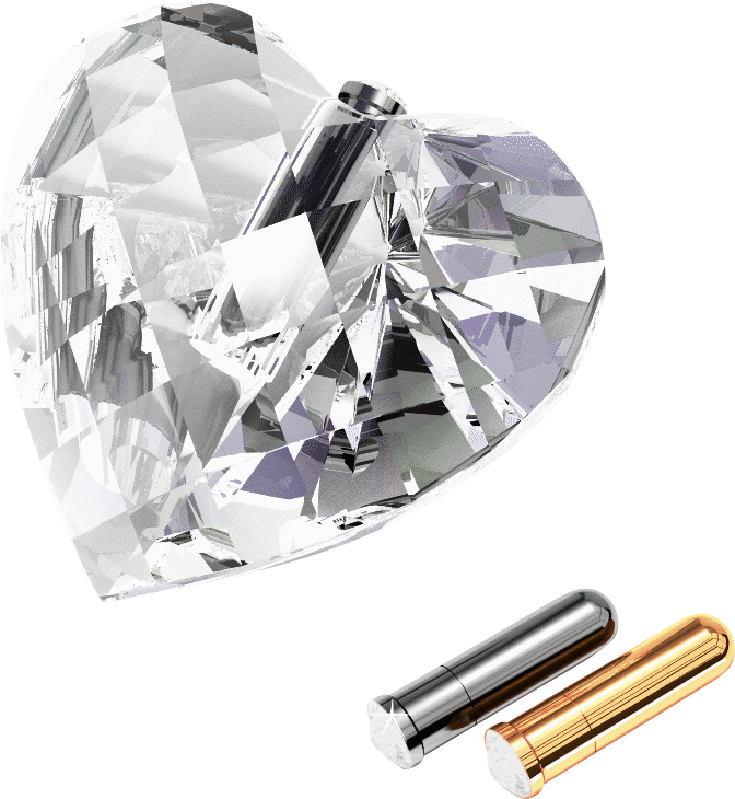 Crystal Heart - Amethyst (867x827), Png Download
