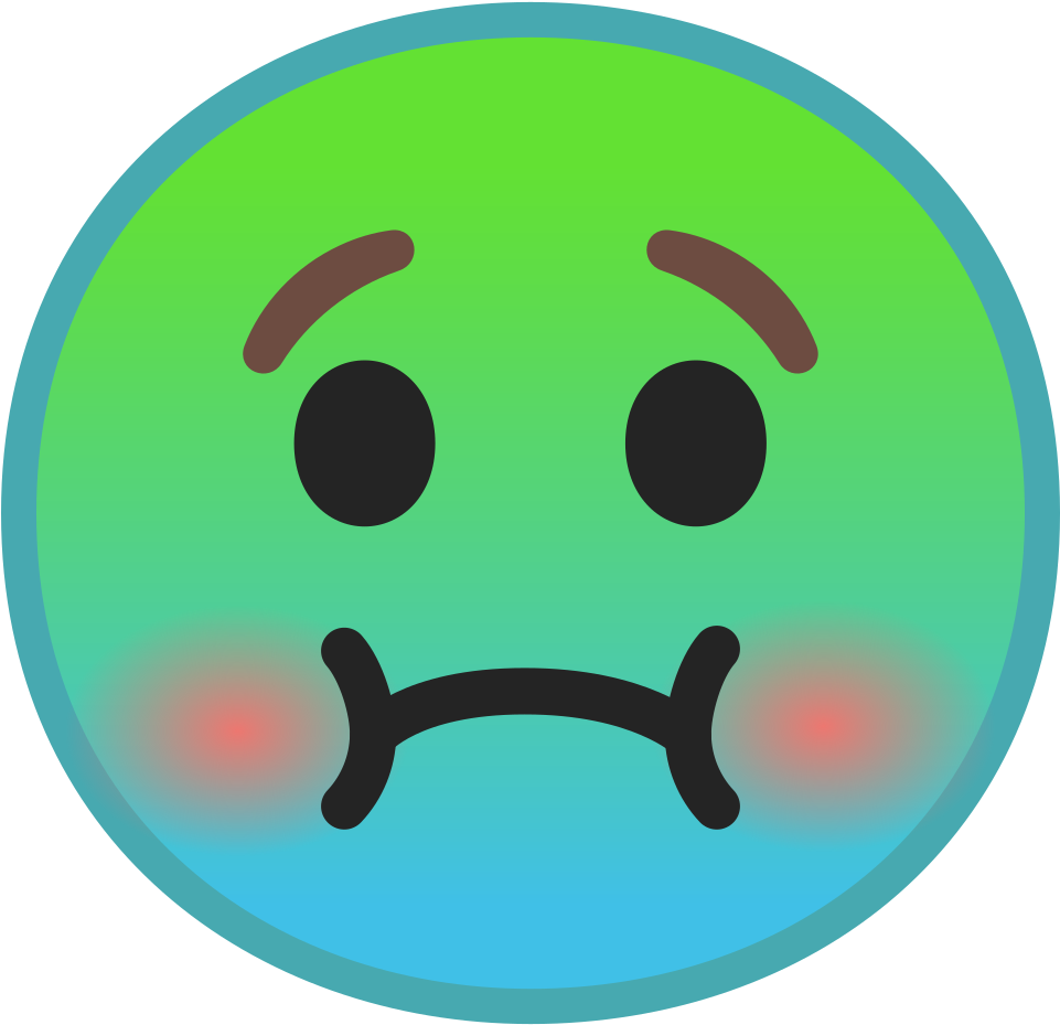 Download Svg Download Png - Emoji Asqueado (1024x1024), Png Download