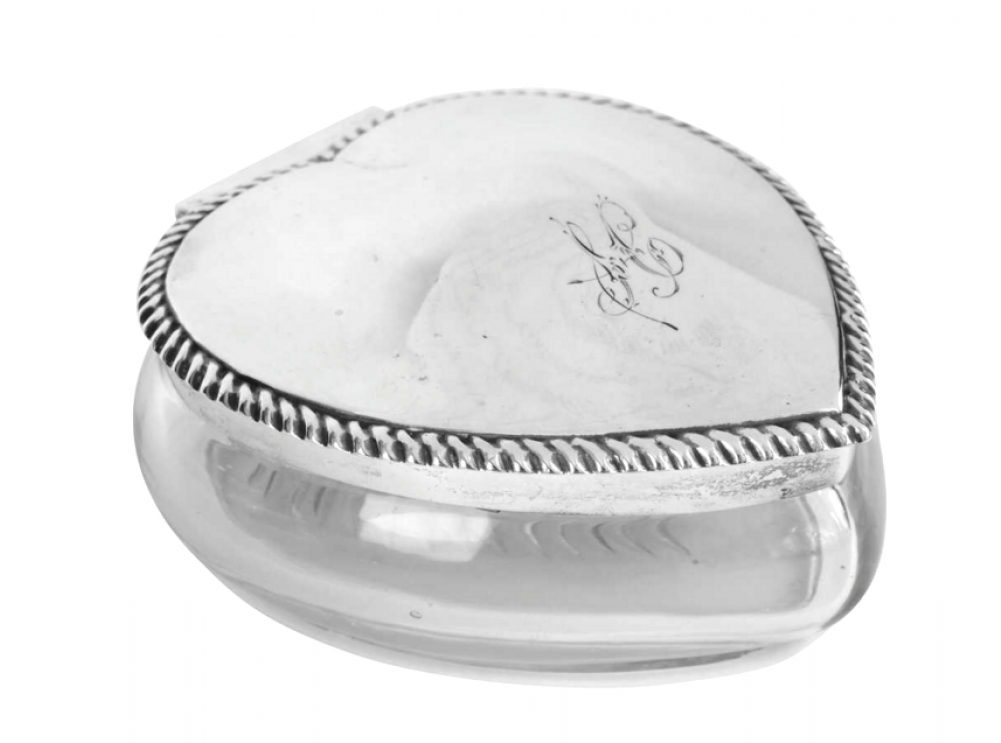 Late Victorian English Hallmarked Sterling & Crystal - Ring (1000x1000), Png Download