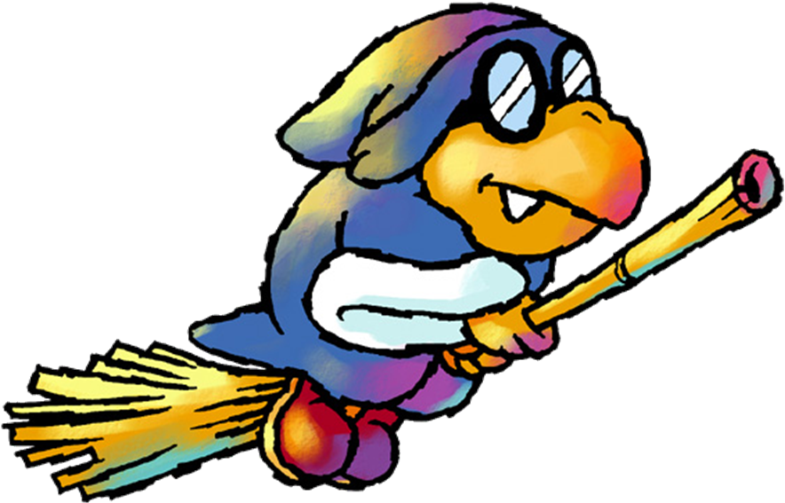 Kamek - Magikoopa Yoshi's Island 2 (1000x614), Png Download
