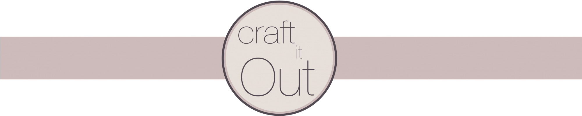 Craft It Out (1999x418), Png Download