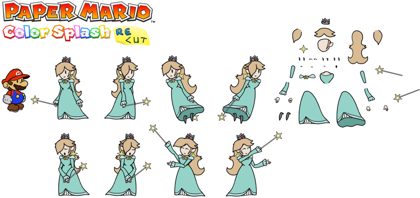 Prelude To The Recolored Paper Tale - Cartoon (1457x709), Png Download
