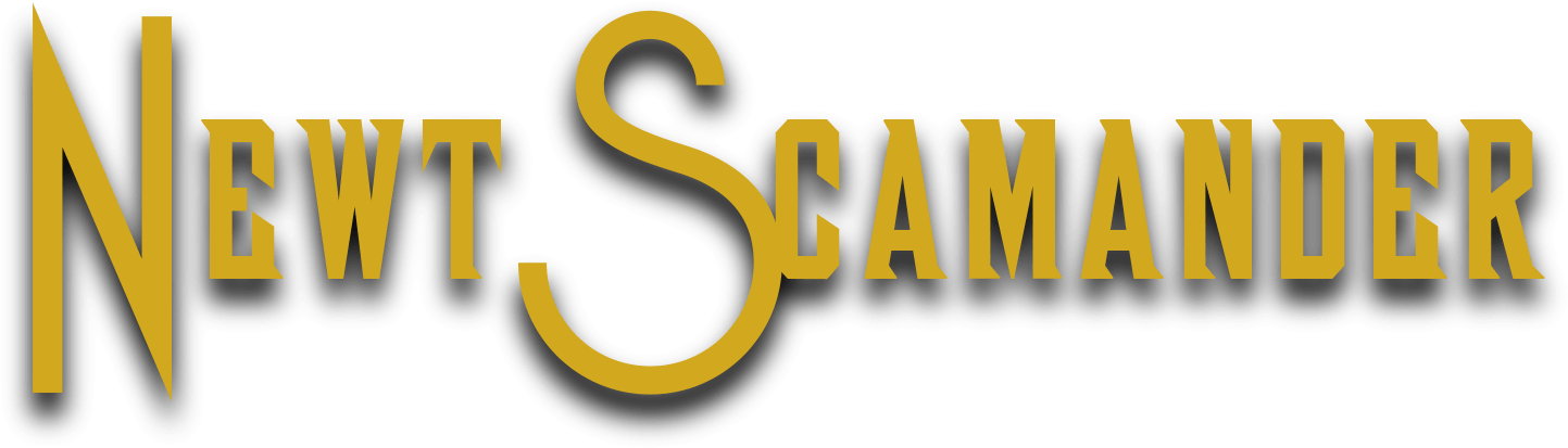 Fandom Presents The Completely Unreliable Guide Newt - Newt Scamander (1449x418), Png Download