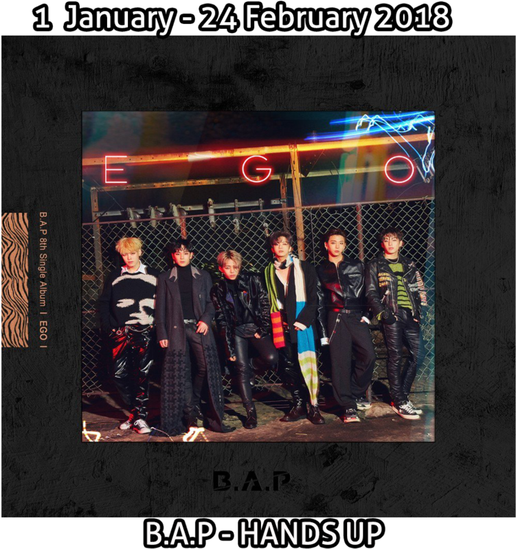 The Winners Of The K Pop Best Top 20 Chart In - Bap Hands Up Album (800x800), Png Download