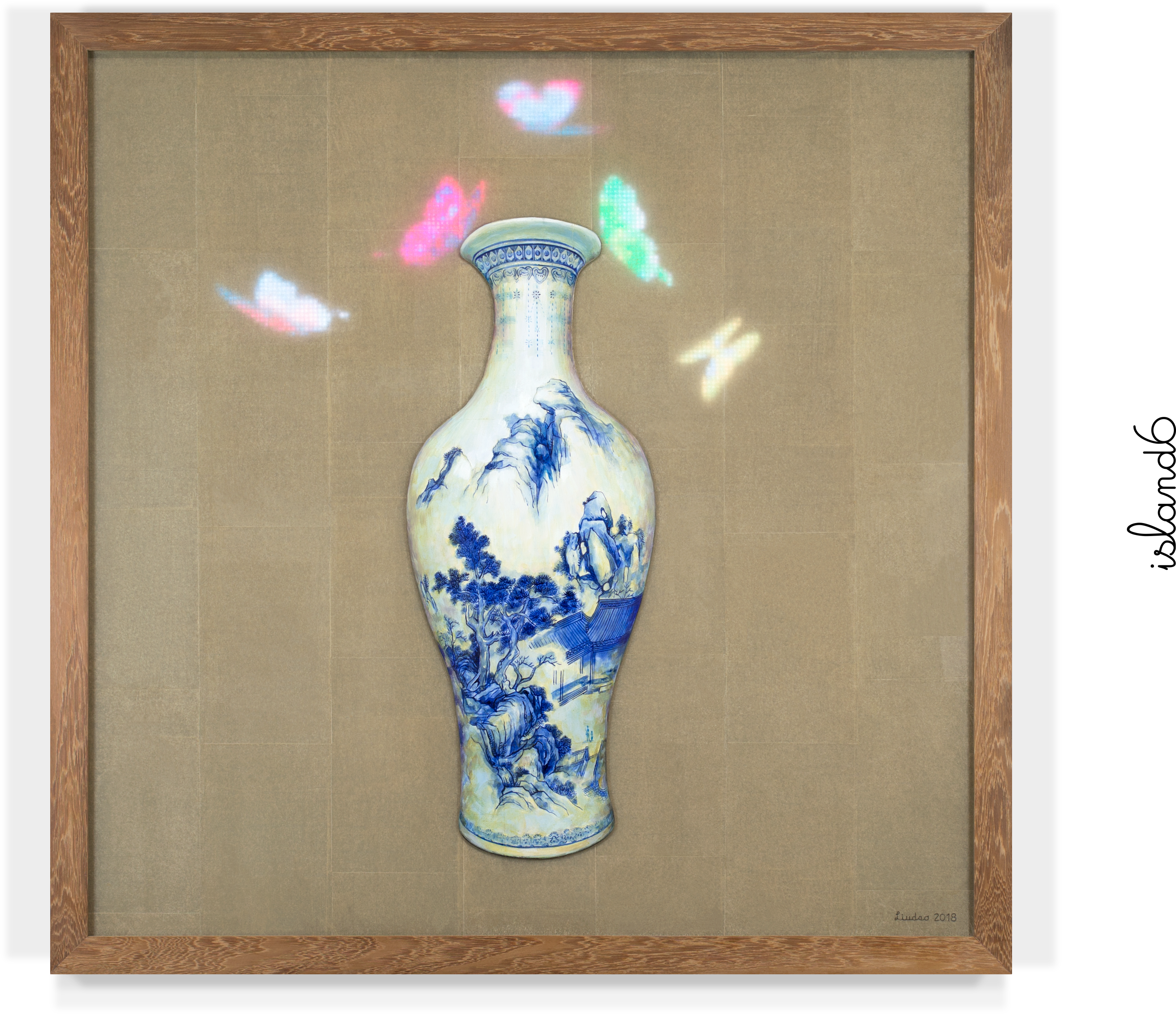 [download High-res Photo - Blue And White Porcelain (3715x3438), Png Download