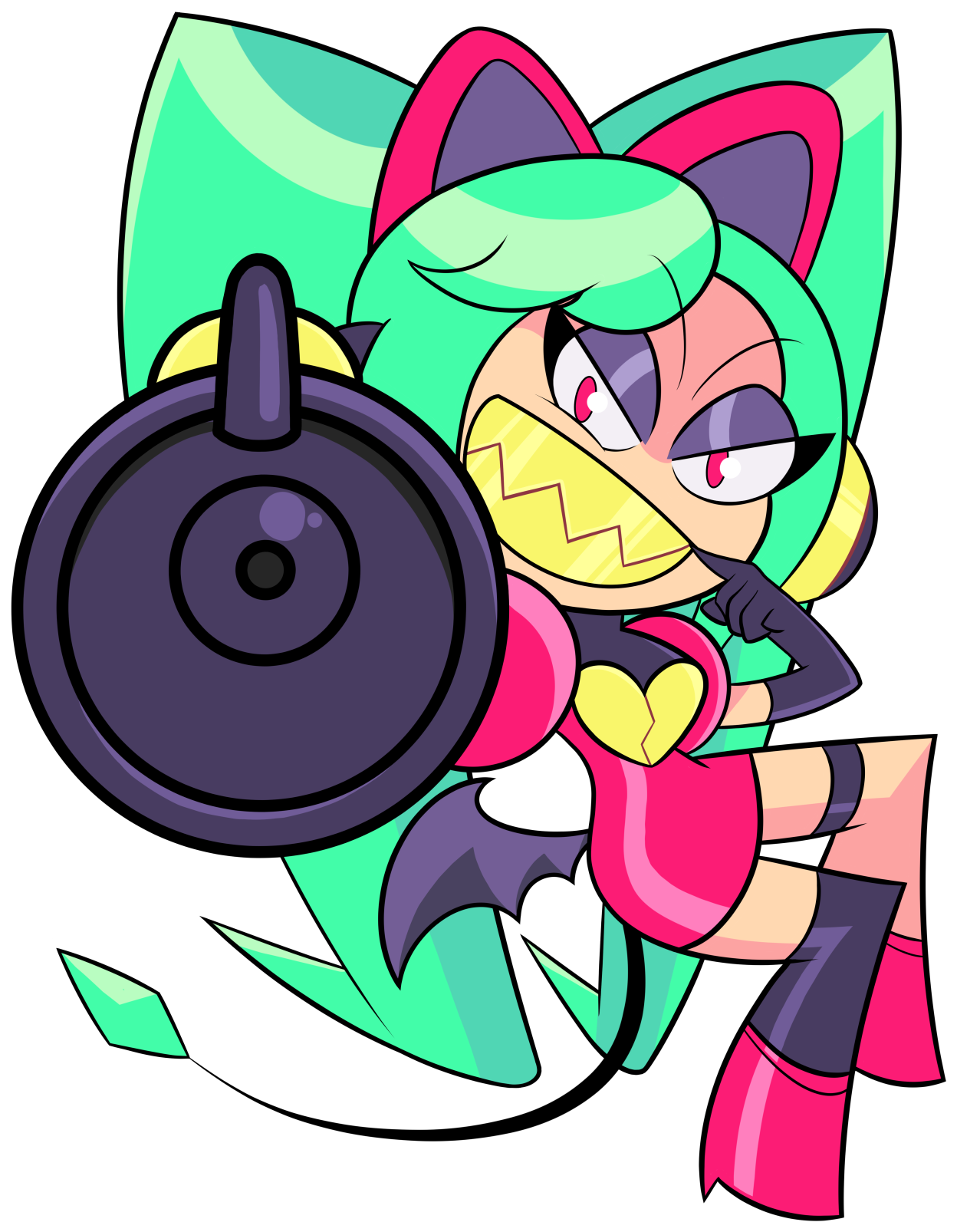 Here's Uramiko Aka Cat Grill Wanna Know Something Funny - Cat Girl Without Salad Fanart (1280x1680), Png Download