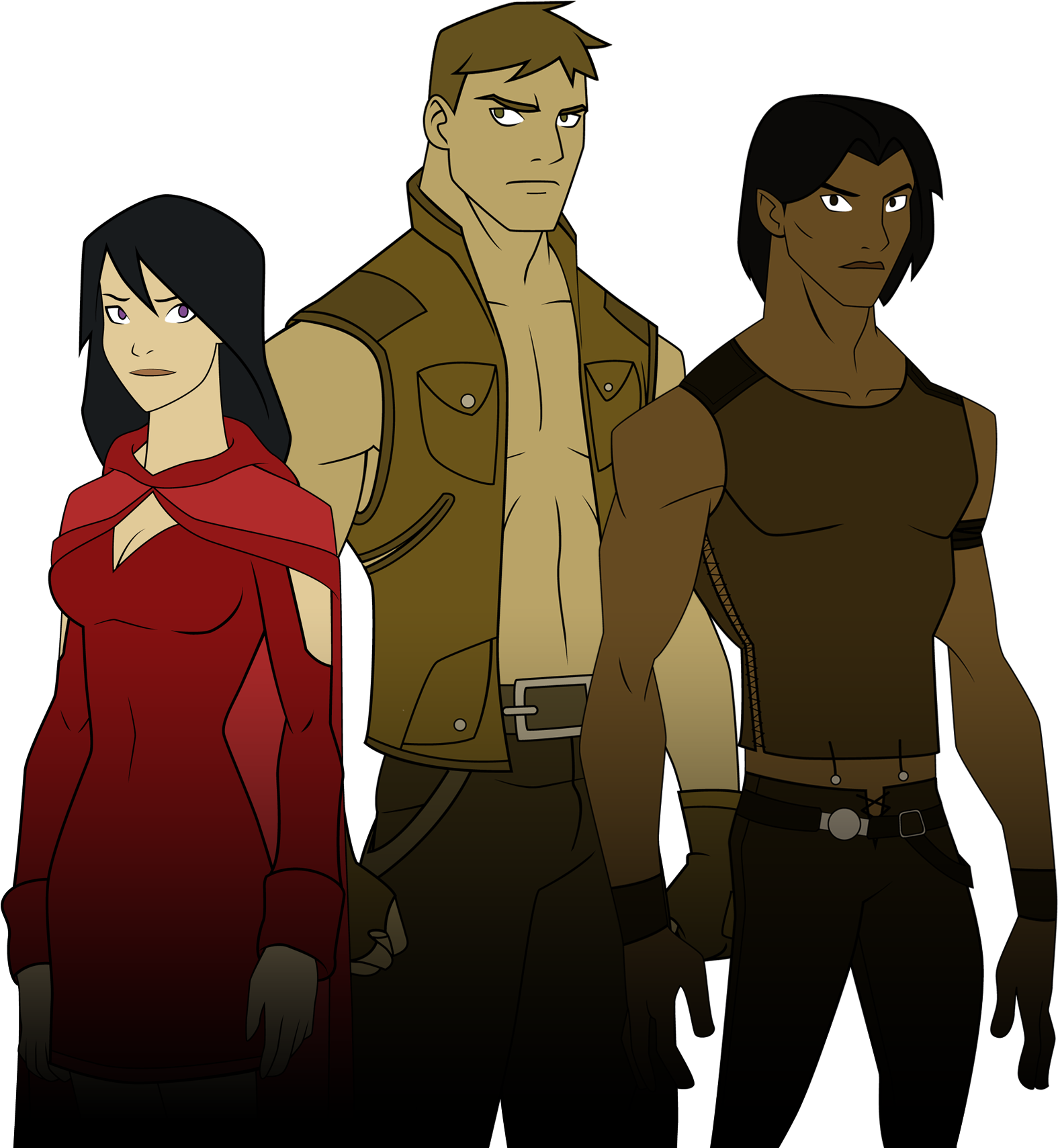 51055872 - Young Justice Aged Up (1674x1755), Png Download