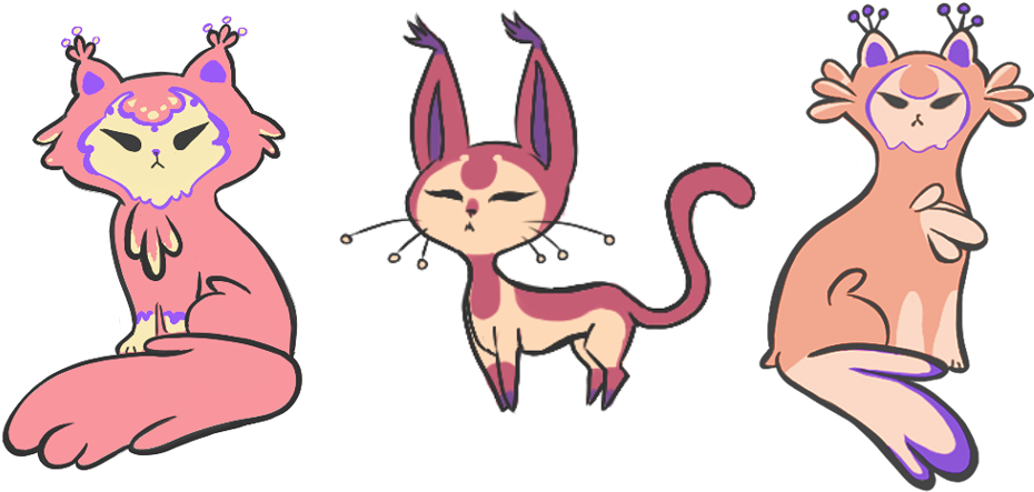 “wanted To Do Some Skitty Variations Because I Love - Skitty Variations (1000x588), Png Download