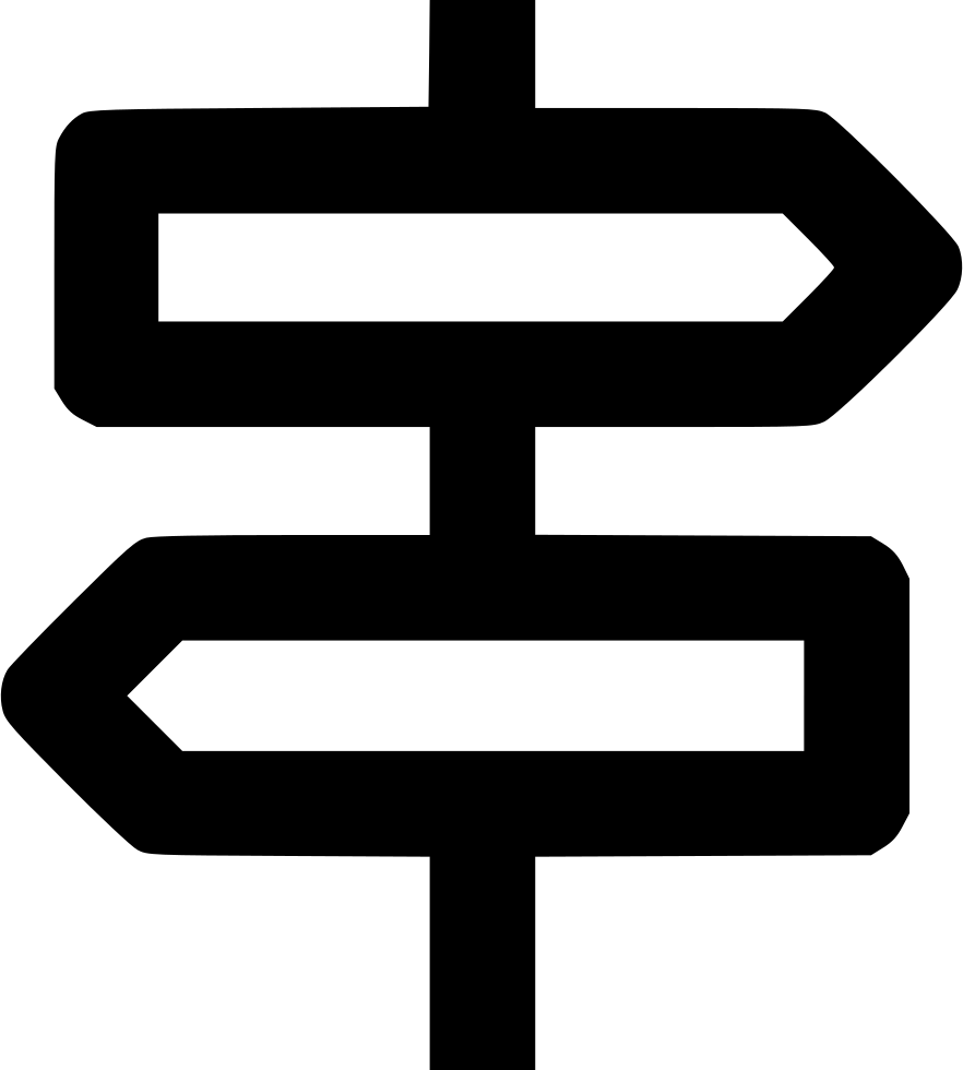 Direction Sign Comments - Street (882x980), Png Download