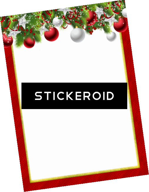Christmas Frame - Christmas Picture Frame Png (507x653), Png Download